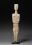 oeuvre MNE 1045 Louvre Idole féminine nue aux bras croisés : divinité ? Syros Cyclades cycladique marbre