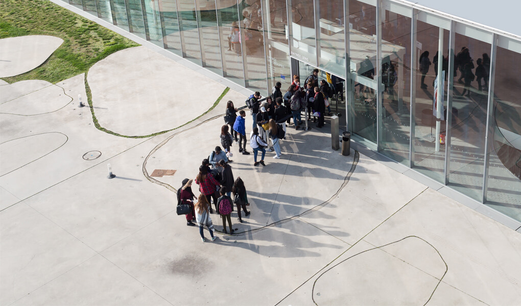 Le Hall d'accueil LouvreLens