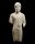 oeuvre AO 22206 louvre jeune homme coiffé d’une couronne végétale statue offerte dans un sanctuaire chypre calcaire
