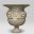 Vase à décor de masques