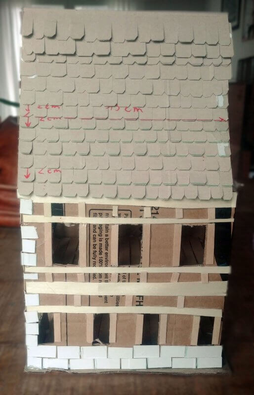 Comment créer une maquette de maison d'inspiration médiévale