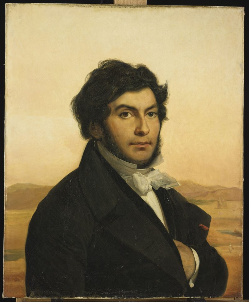 Cogniet Léon (1794-1880), Portrait de JeanFrançois Champollion, égyptologue, 1831 © RMN-GP (musée du Louvre) / M. Urtado